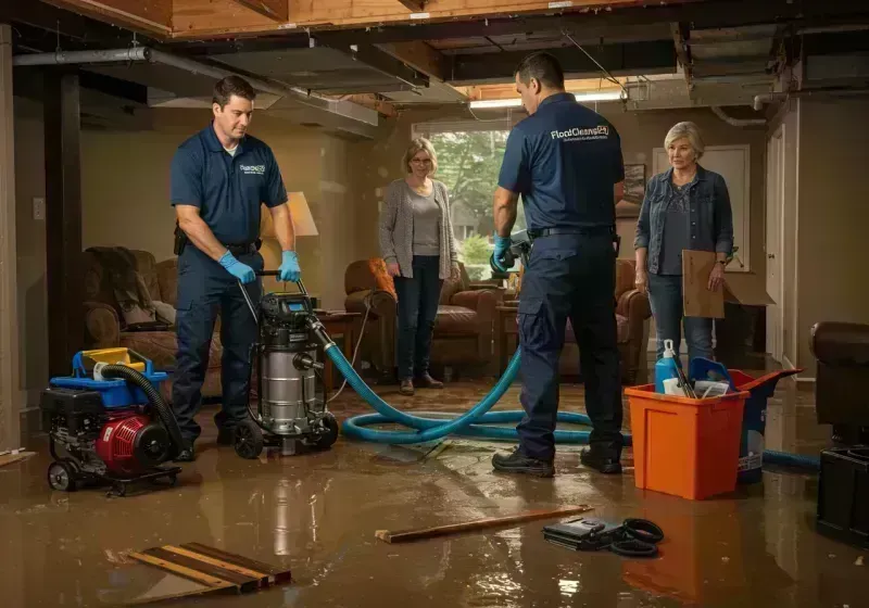 Basement Water Extraction and Removal Techniques process in Cloverport, KY