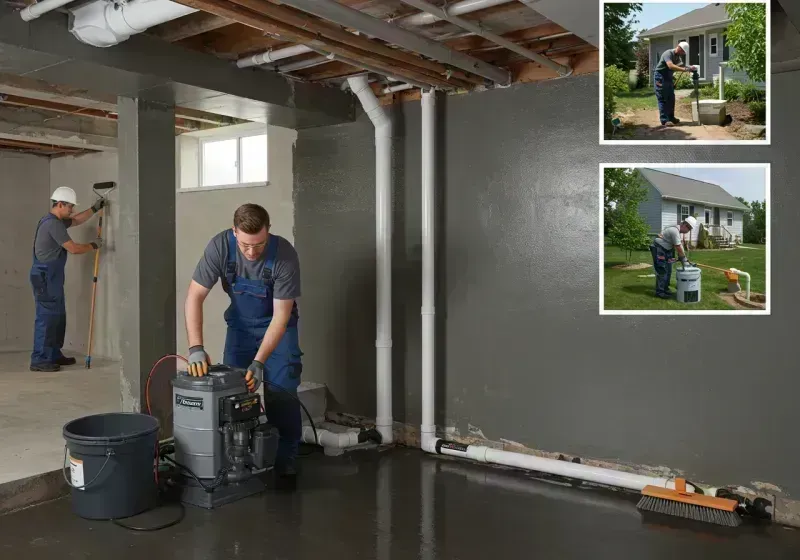 Basement Waterproofing and Flood Prevention process in Cloverport, KY